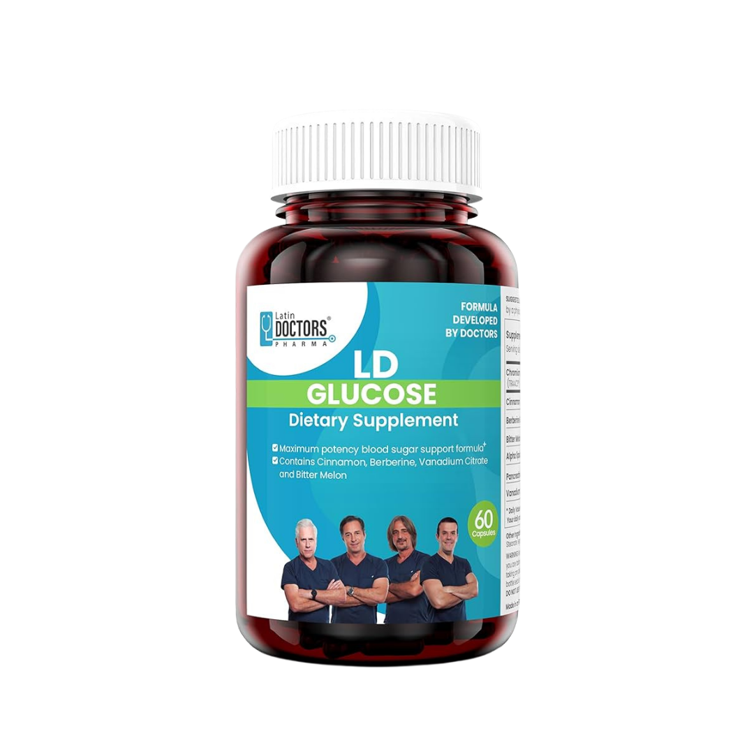 Suplemento alimenticio Latin Doctors Pharma LD Glucose 60 cápsulas