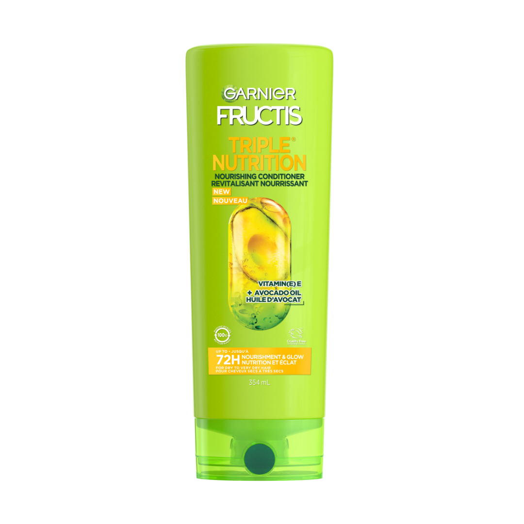 Acondicionador nutritivo Garnier Fructis Triple Nutrition aguacate y oliva 12oz