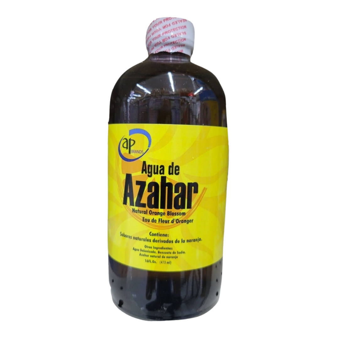 Agua de Azahar 16oz agua destilada de flor de naranjo