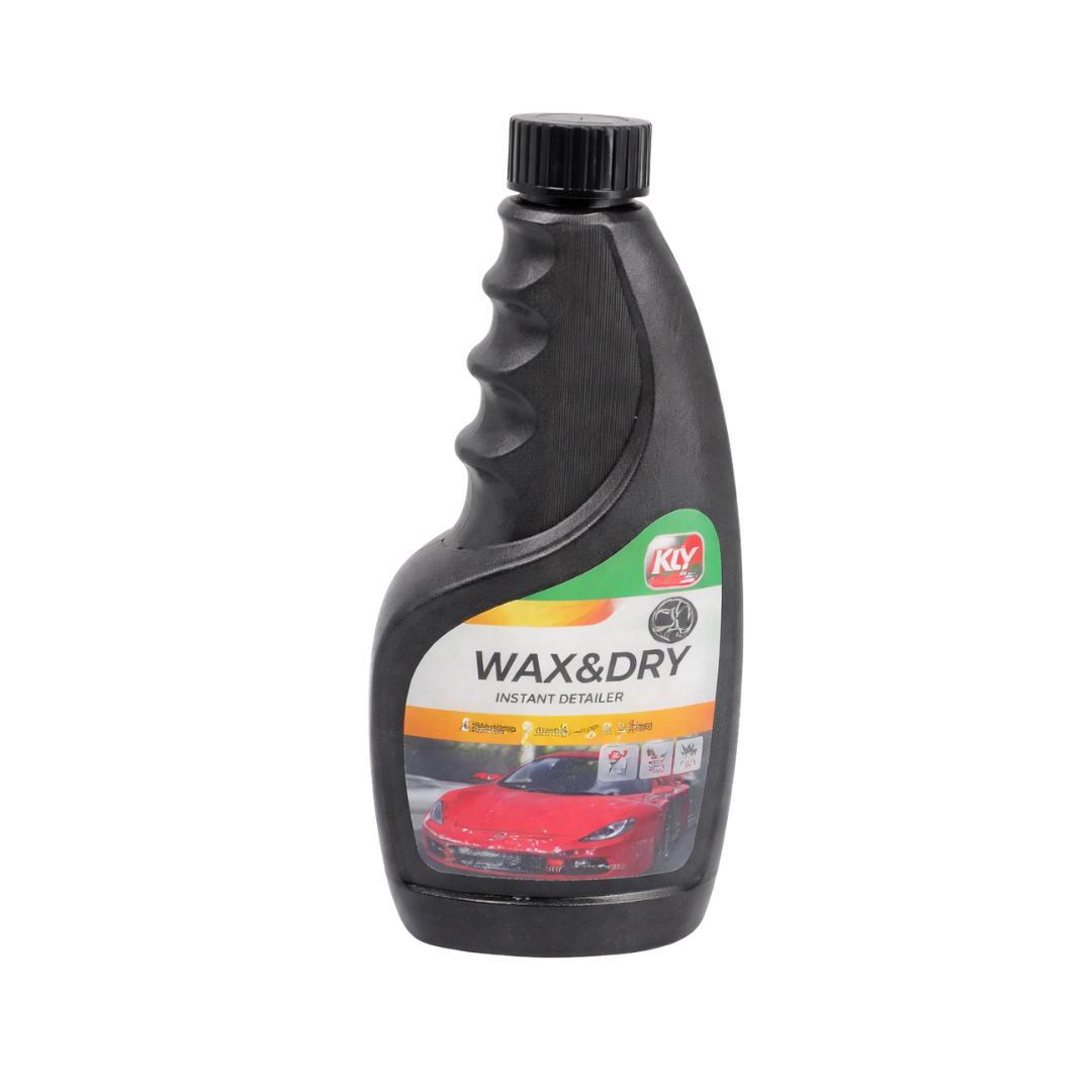 Cera rápida para auto KLY Deluxe Wax and Dry instant detailer 500ml