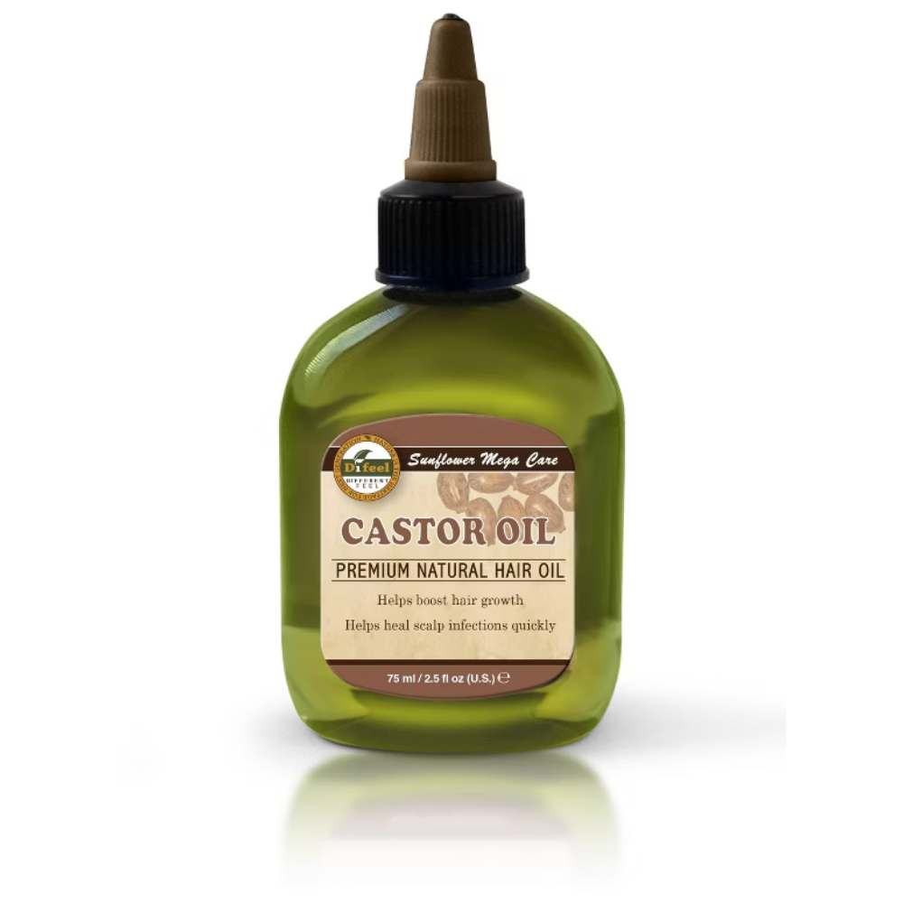 Difeel 99% Natural Castor Premium Hair Oil (2.5 oz)