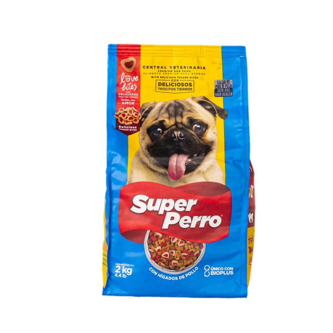 Super Perro Adult alimento para perros sabor pollo 4.40lbs