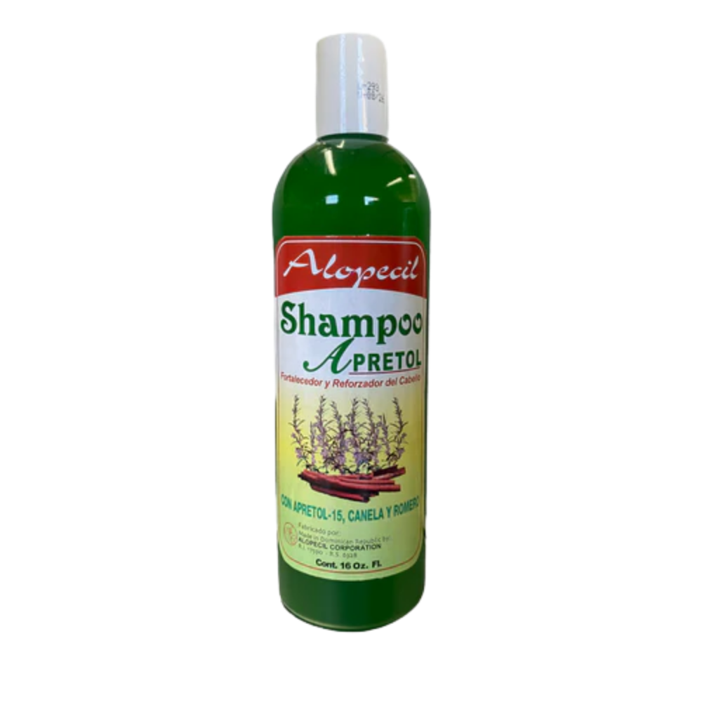 Alopecil Apretol Shampoo with Cinnamon & Rosemary (16 oz)