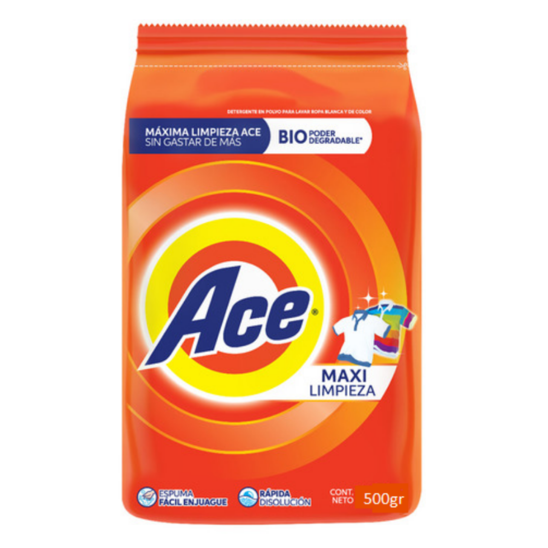 ACE Powder Detergent 500g detergente en polvo potente