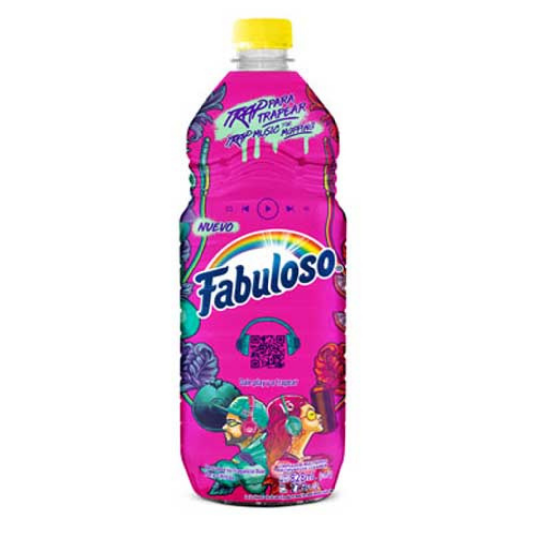 Fabuloso Música Trap 28oz limpiador multiusos fragancia exclusiva