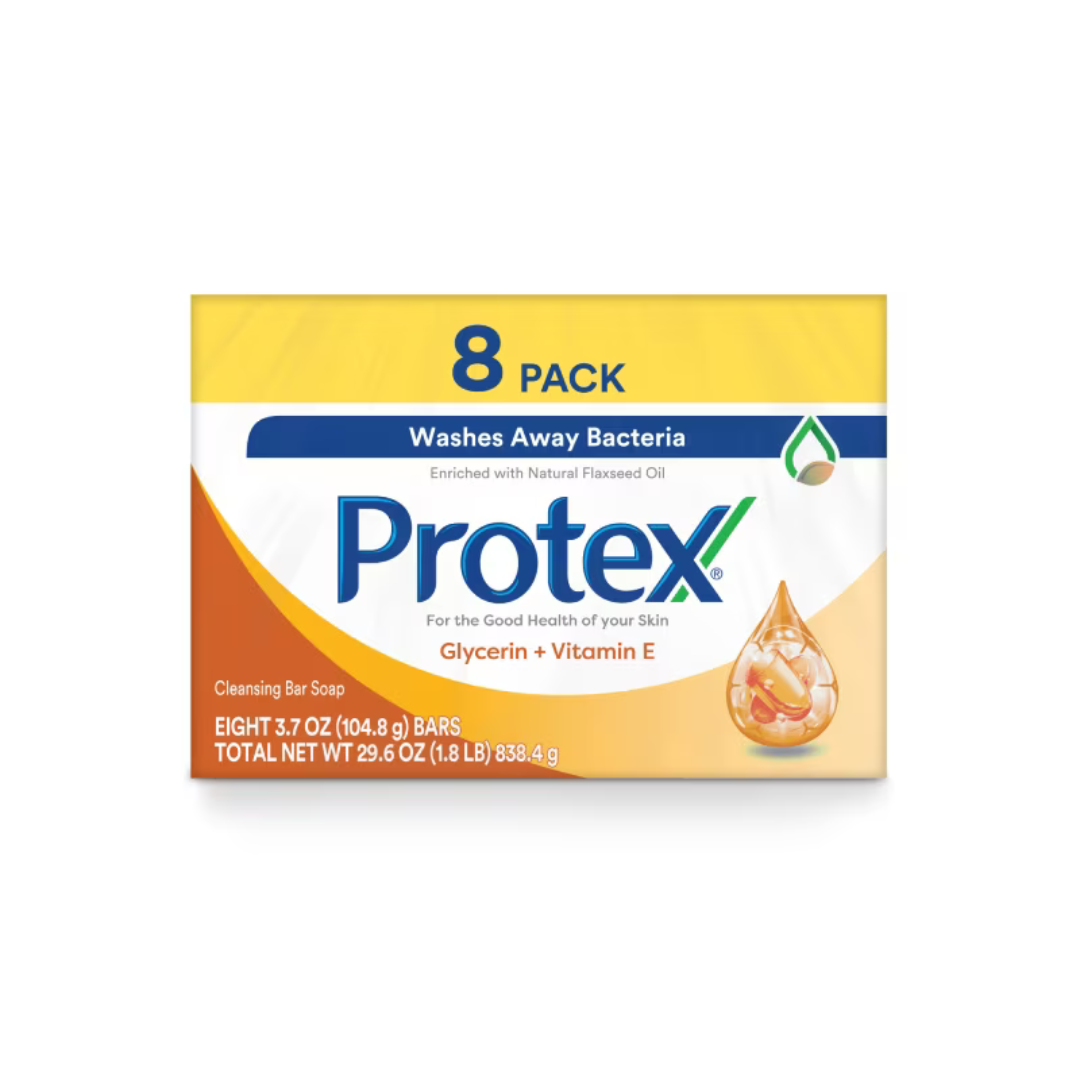 Protex barra de jabón vitamina E pack 8