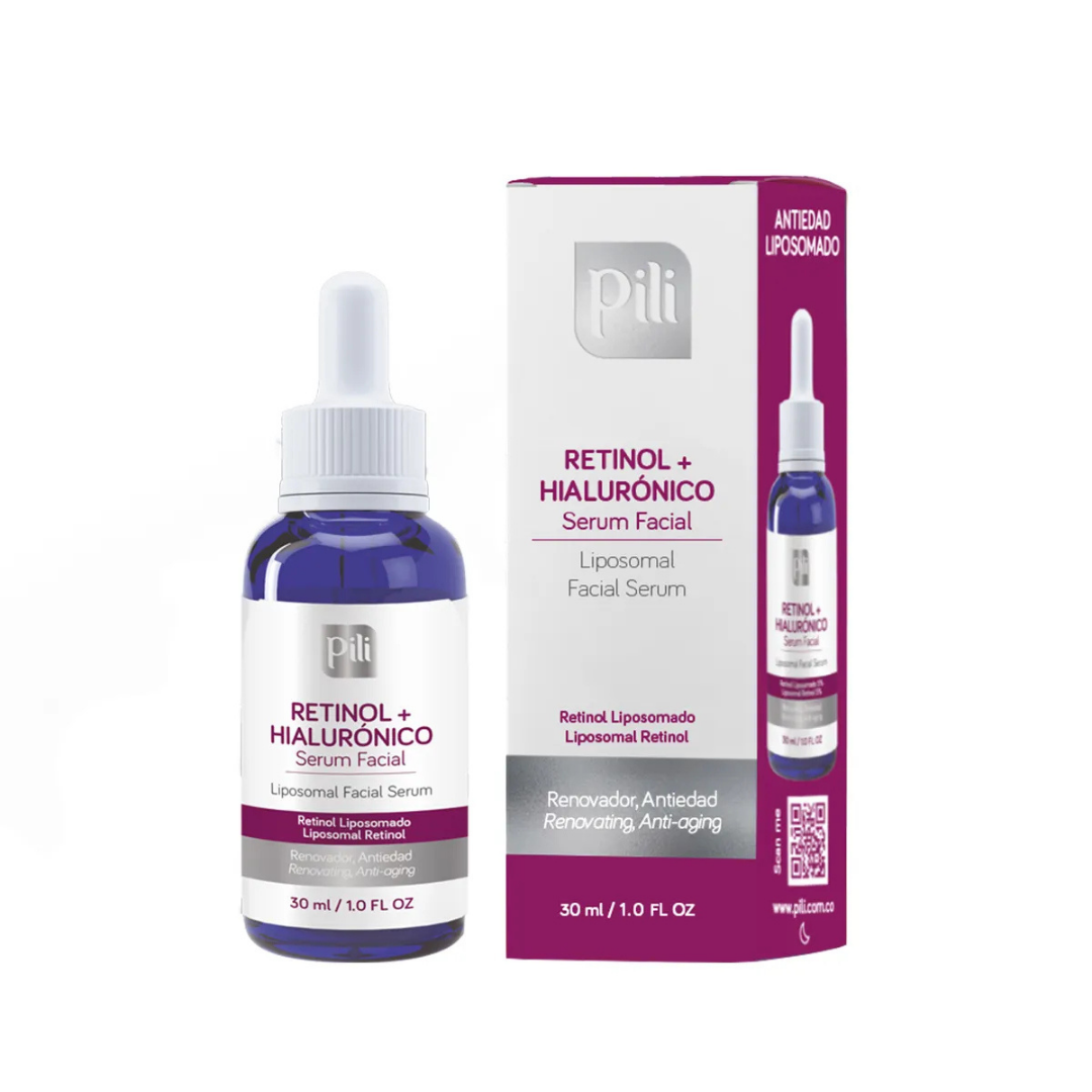 Pili Retinol + Hyaluronic Acid Serum 30ml suero facial antiedad