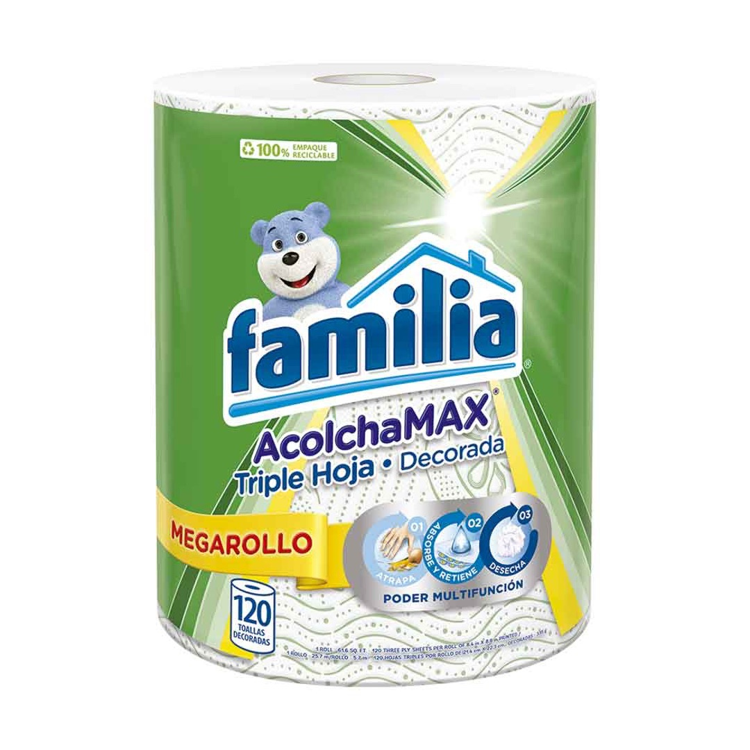 Familia 3-in-1 Paper Towels 12 Rolls toalla papel absorbente decorado