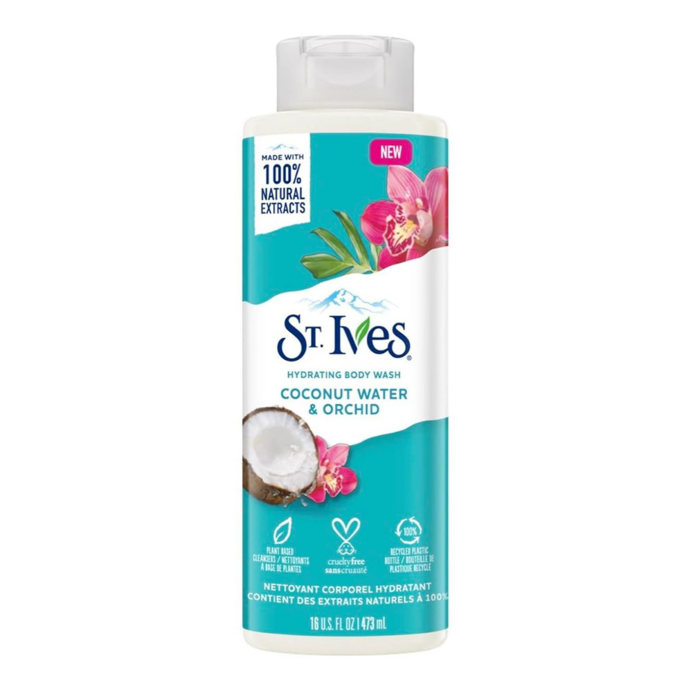 St. Ives Hydrating Body Wash Coconut Water & Orchid (16oz)