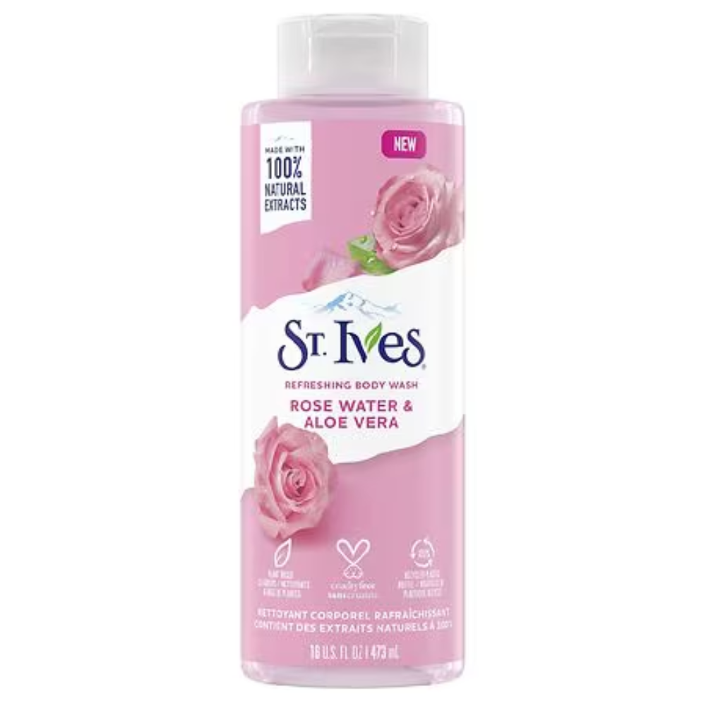 St. Ives Refreshing Body Wash Rose Water & Aloe Vera (16 fl oz)