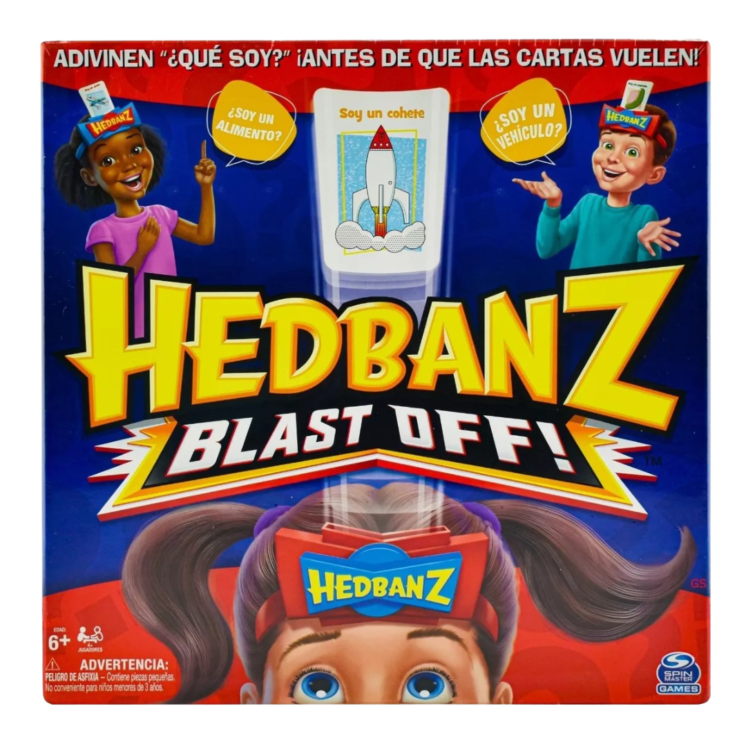 Juego Hedbanz Blast Off adivinanzas con banda