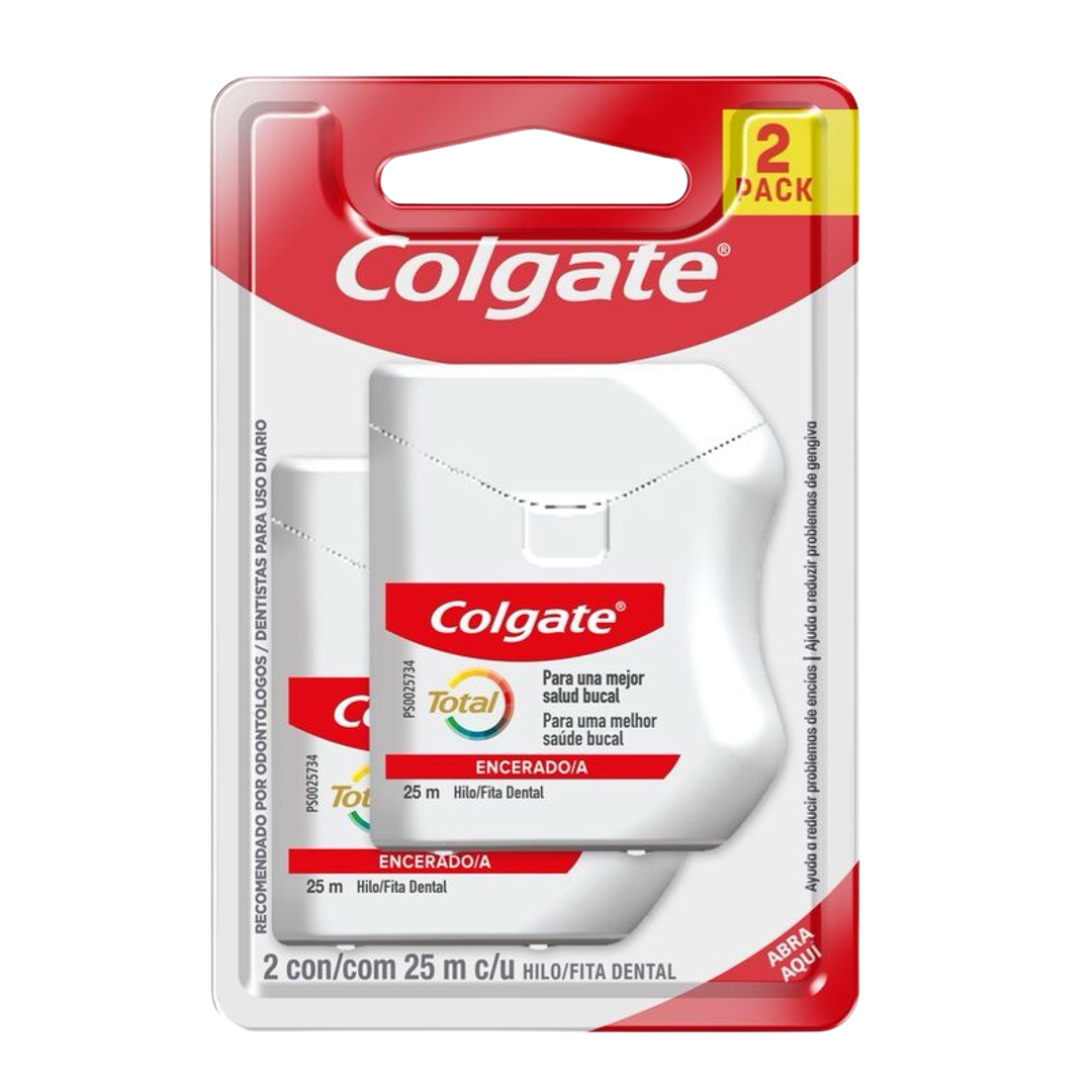 Colgate Total Dental Floss hilo dental limpieza profunda