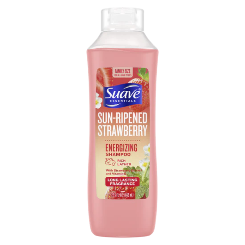 Suave Essentials Sun Ripened Strawberry Energizing Shampoo (22.5 oz)