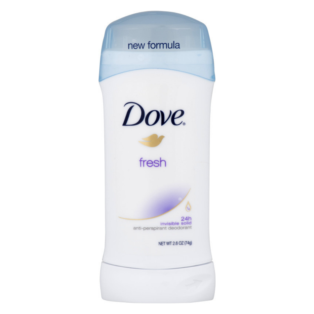 Dove Fresh Invisible Solid Deodorant desodorante barra fresco 2.6oz