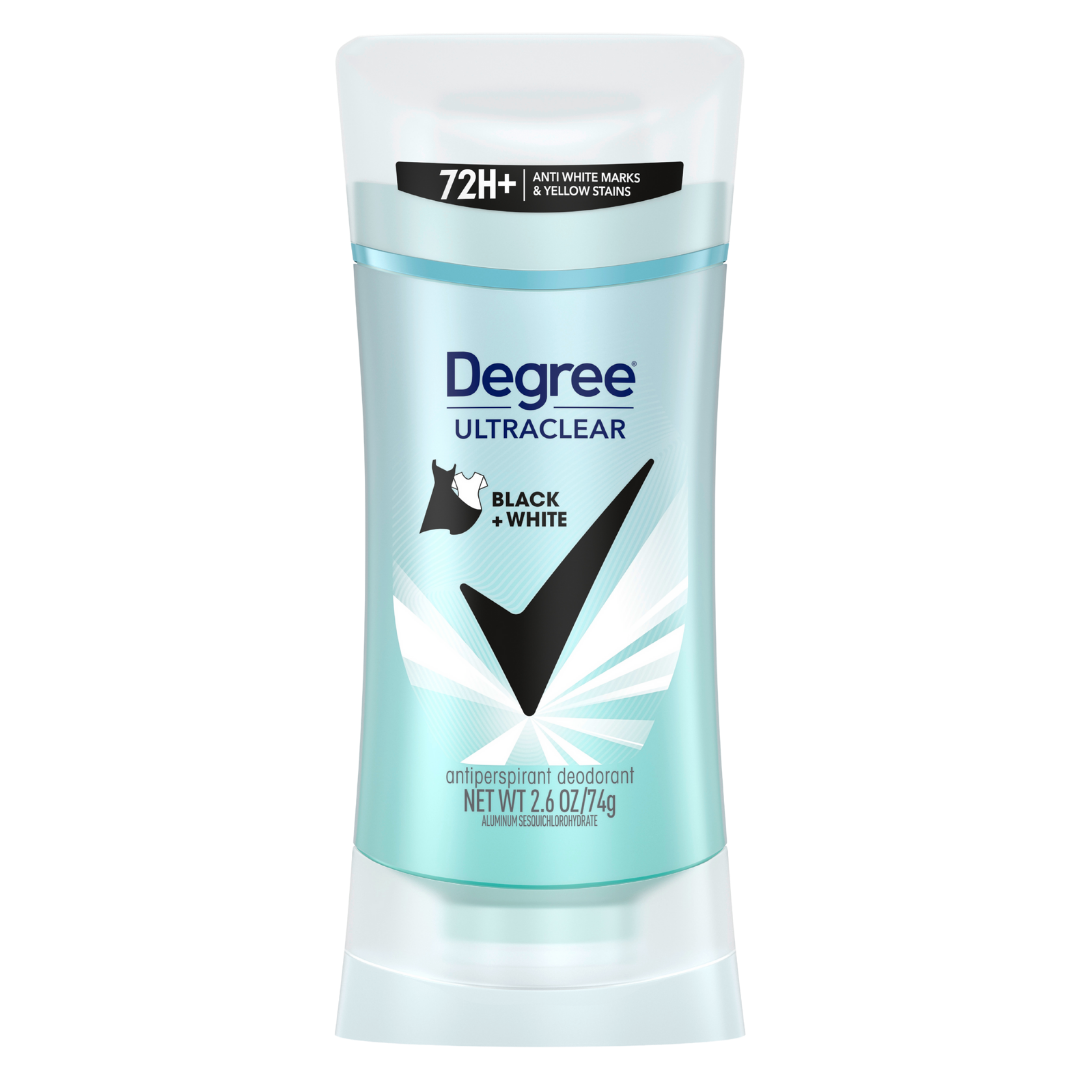 Degree Men MotionSense UltraClear Black+White desodorante sin manchas