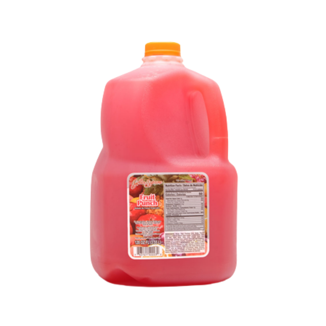 Jugos Golden Supreme sabor Fruit Punch envase de 120 onzas