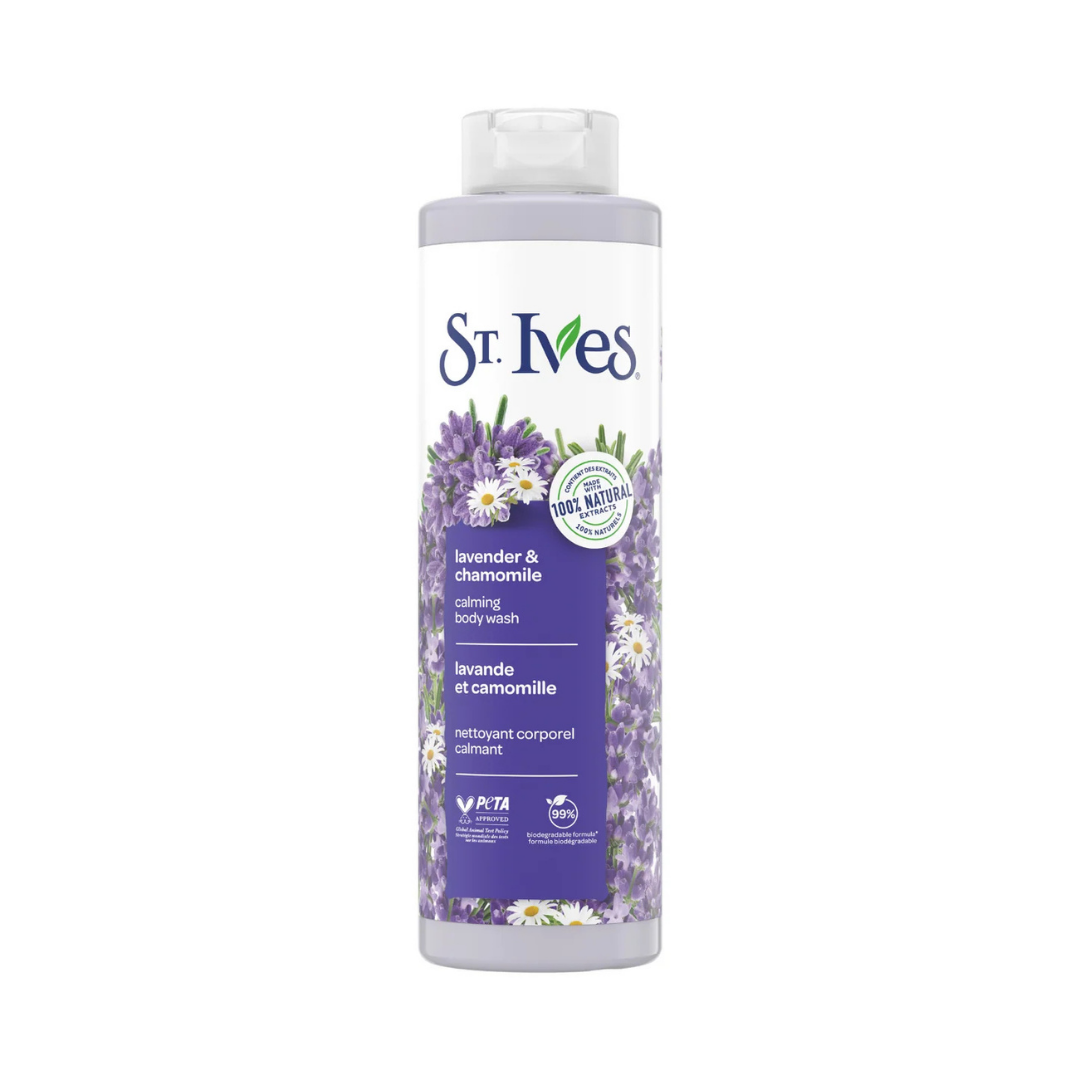St. Ives Lavender & Chamomile Calming Body Wash gel de baño relajante 650ml