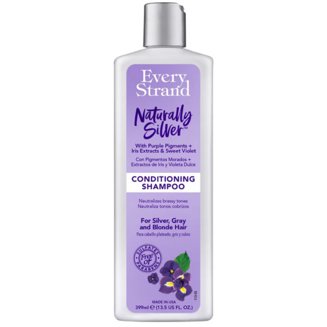 Every Strand Naturally Silver Purple Shampoo 13.5oz