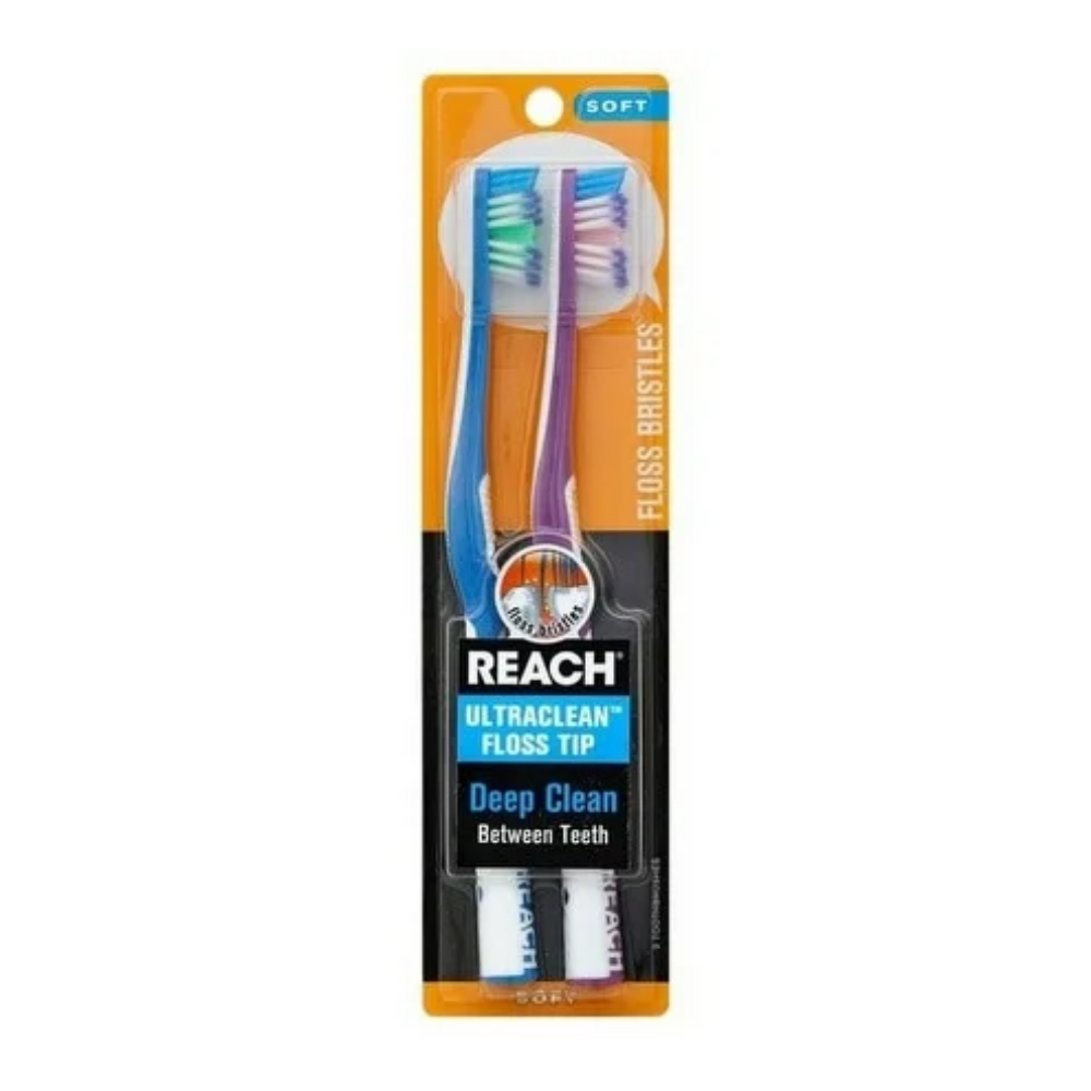Reach Deep Cleaning Toothbrush (2pk)