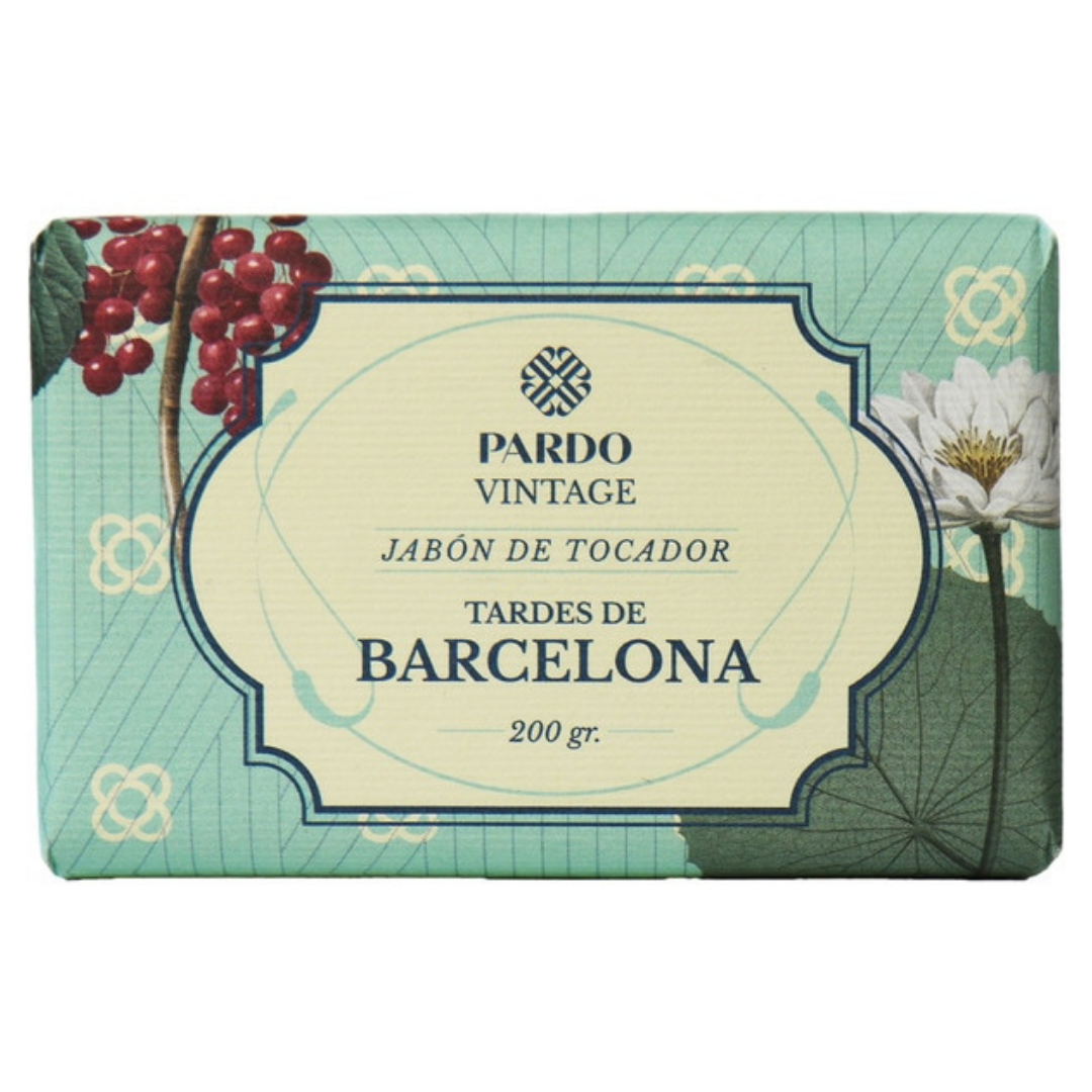 Pardo Vintage Soap Tardes de Barcelona jabón tocador nenufar 200g