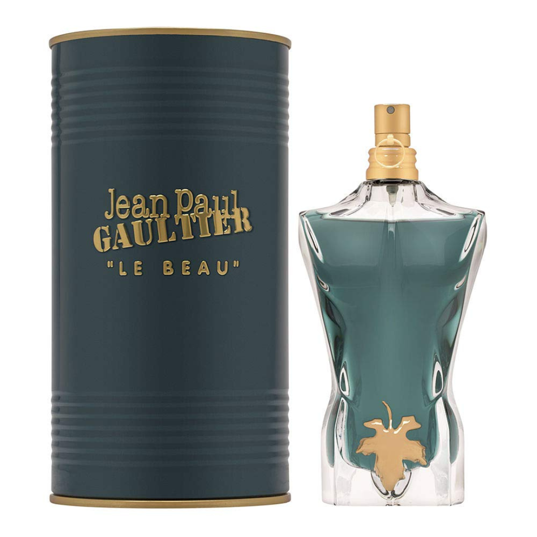 Jean Paul Gaultier Le Beau Eau de Toilette para hombre 4.2oz, fragancia fresca con coco y tonka