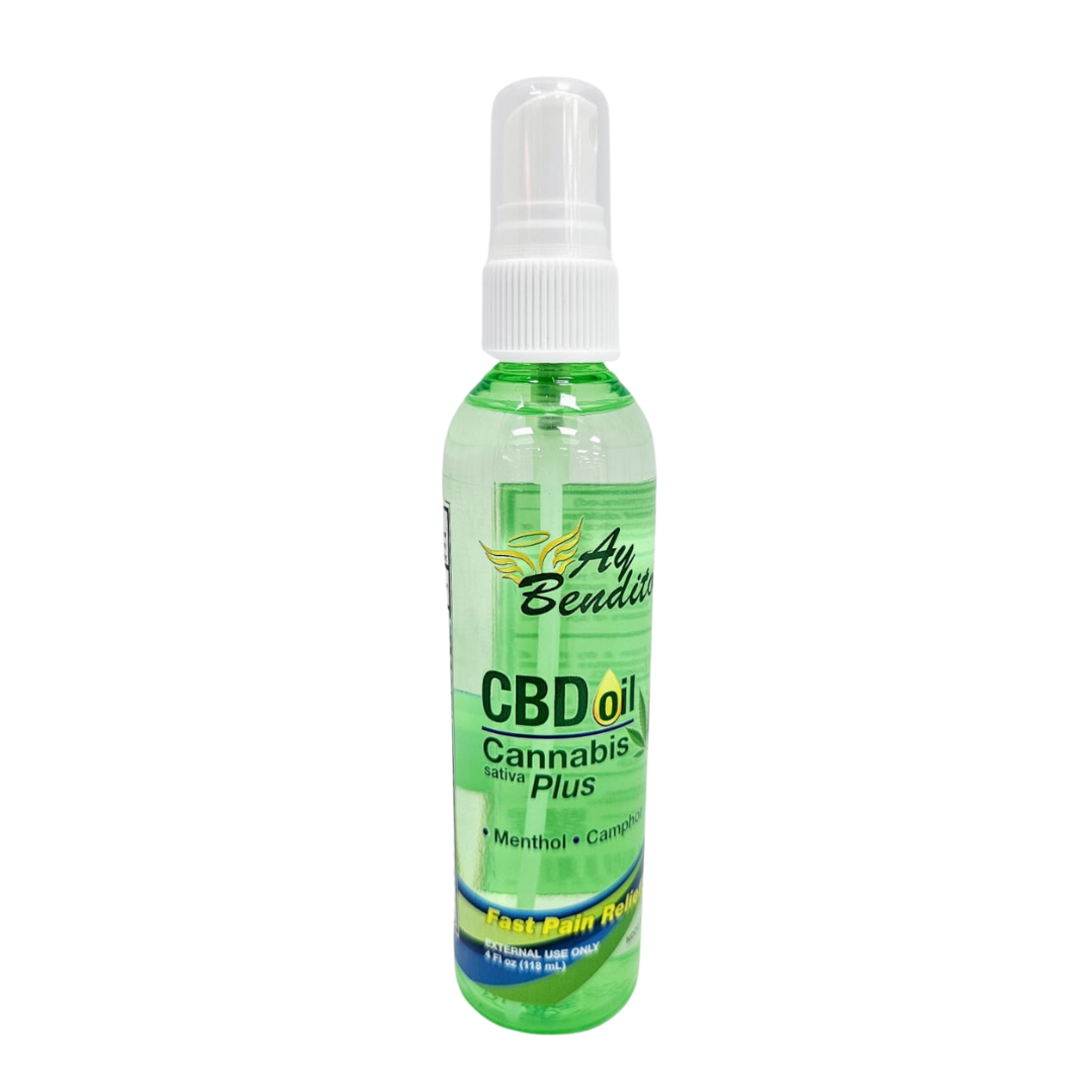 Spray AY BENDITO CBD Oil 4 oz alivio natural