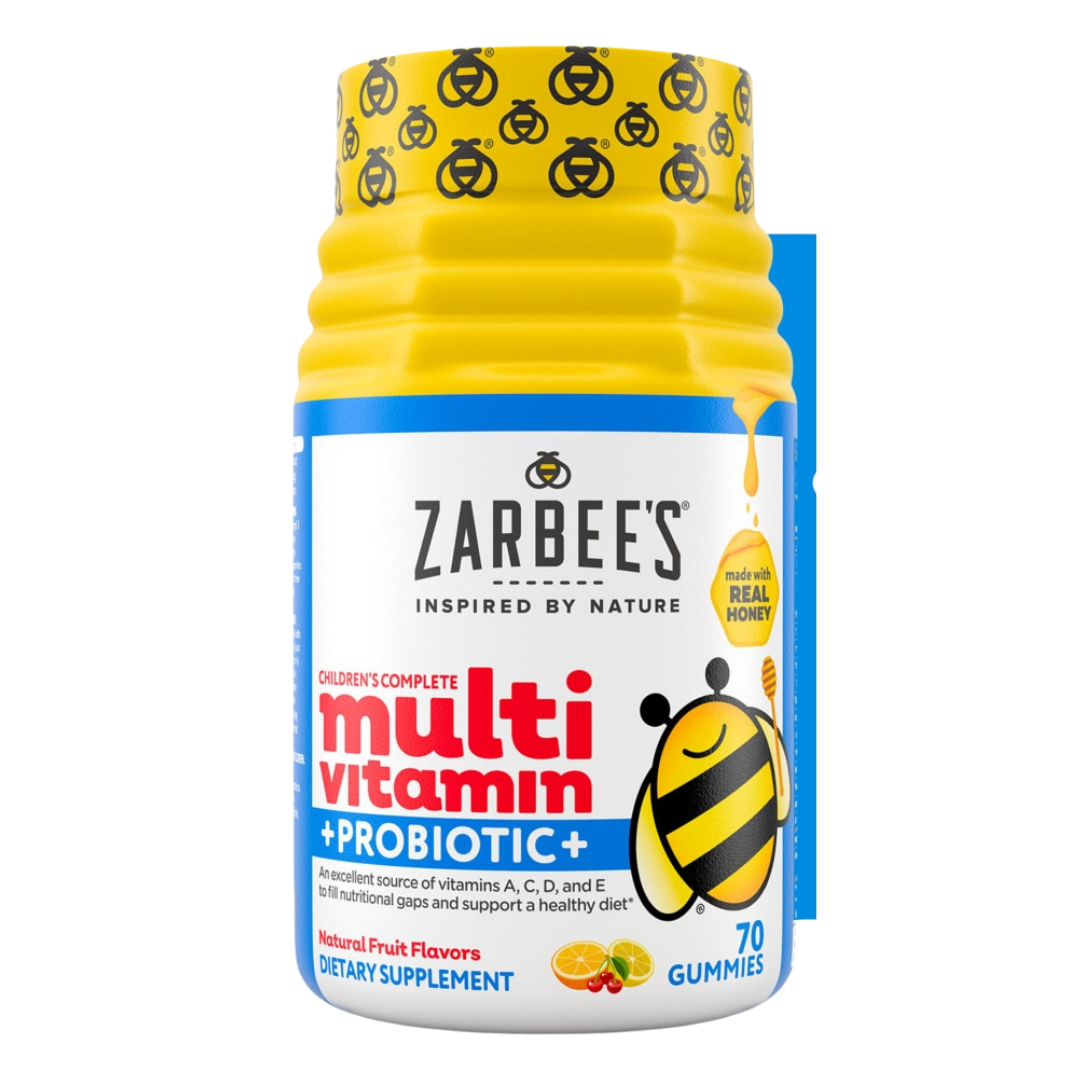 Zarbee's Children's Multivitamin Probiotic Gummies 70ct vitaminas niños