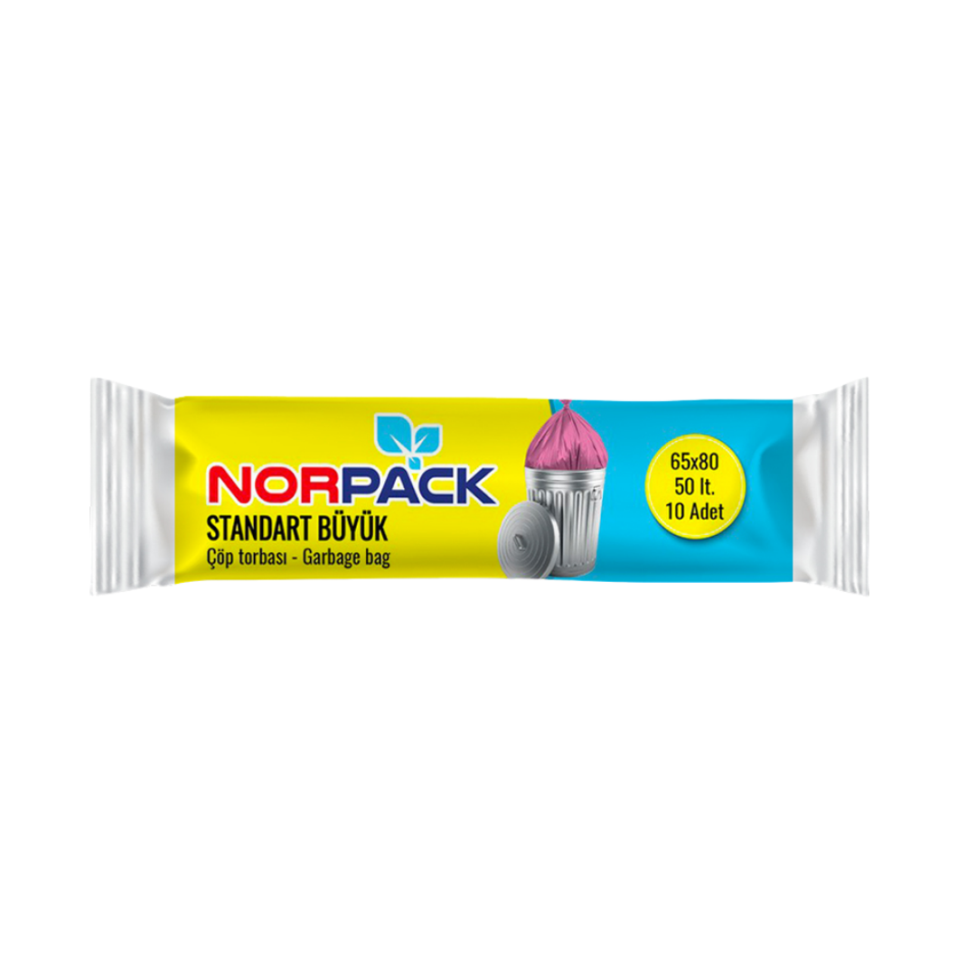 Norpack Garbage Bag bolsa de basura resistente 50L