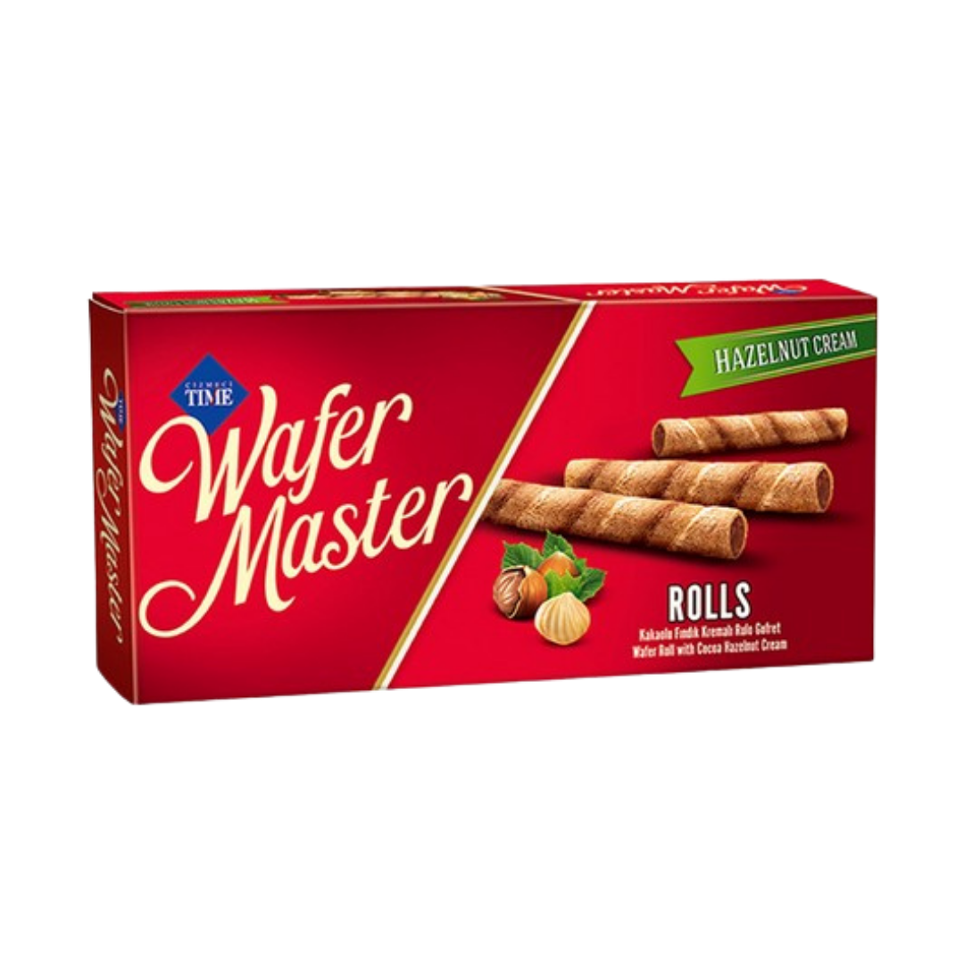 Rollos wafer rellenos de avellana 2.29oz