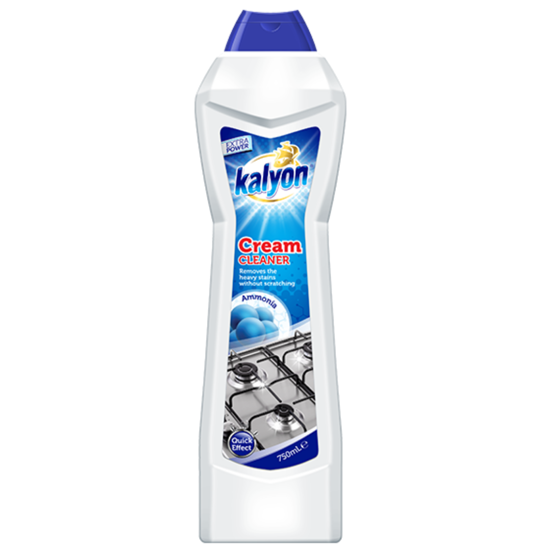 Limpiador en crema Kalyon con amoníaco para superficies difíciles 750ml