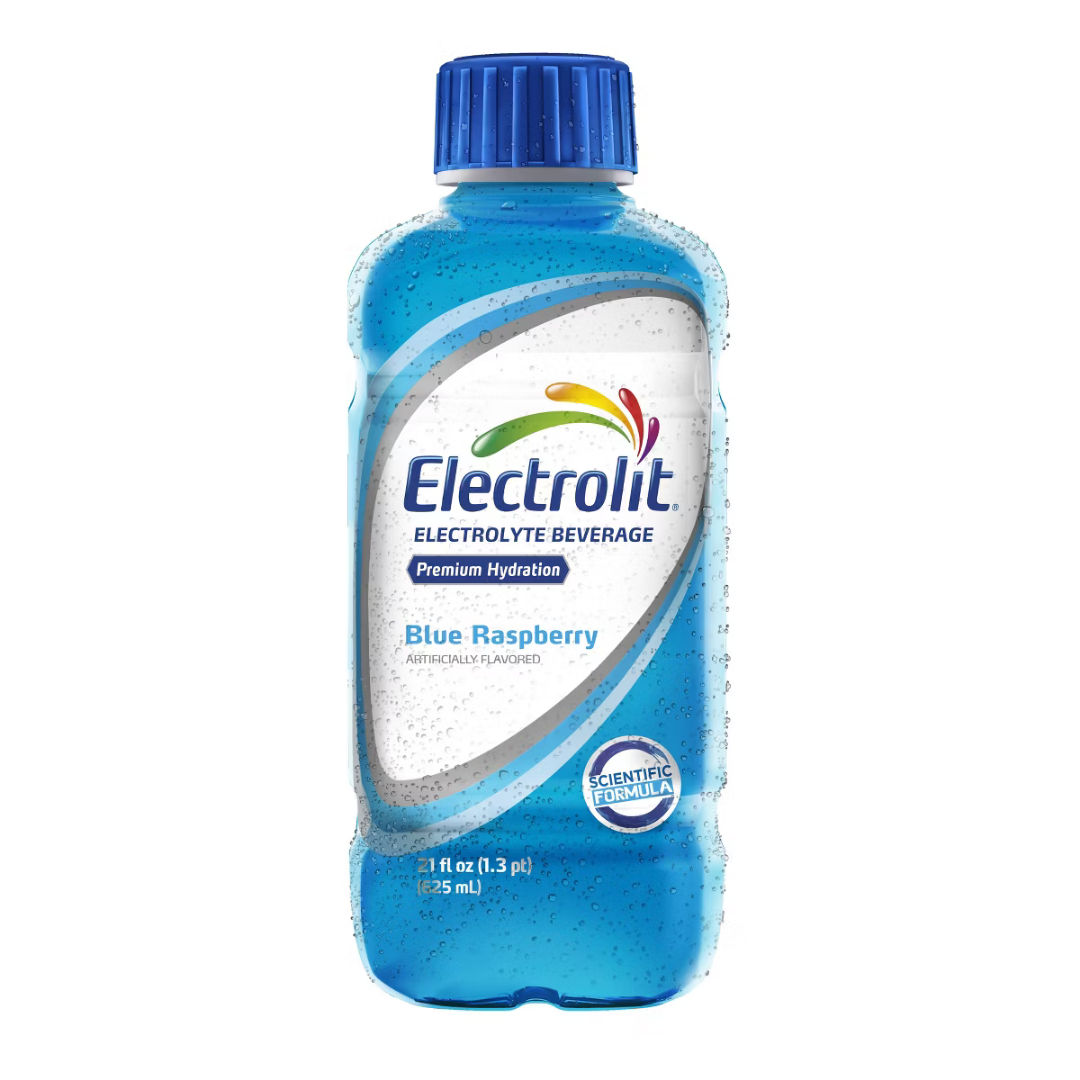 Electrolit Blue Raspberry bebida electrolitos 21oz