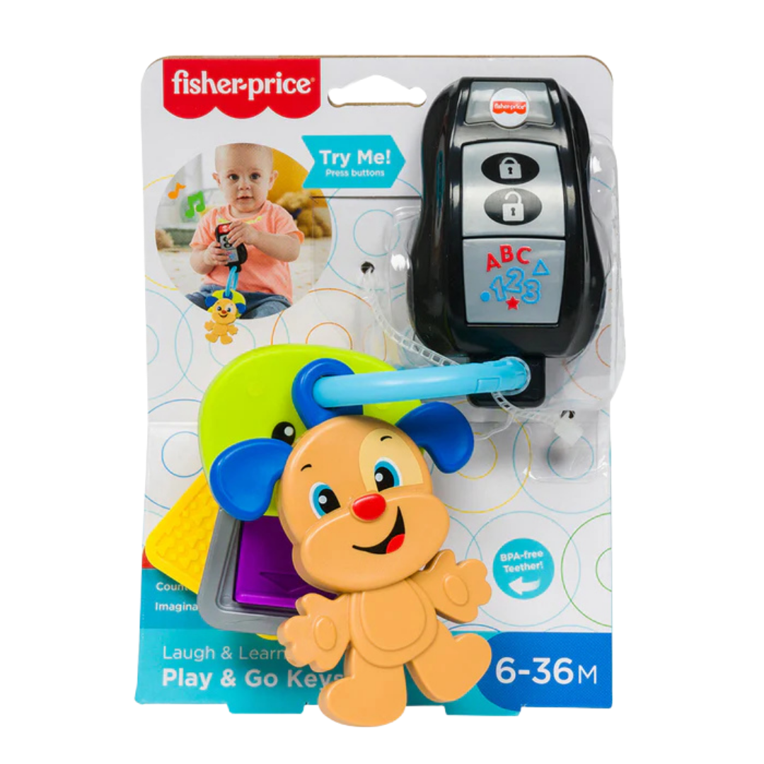 Fisher-Price Play & Go Keys juguete llaves musicales bebe aprendizaje