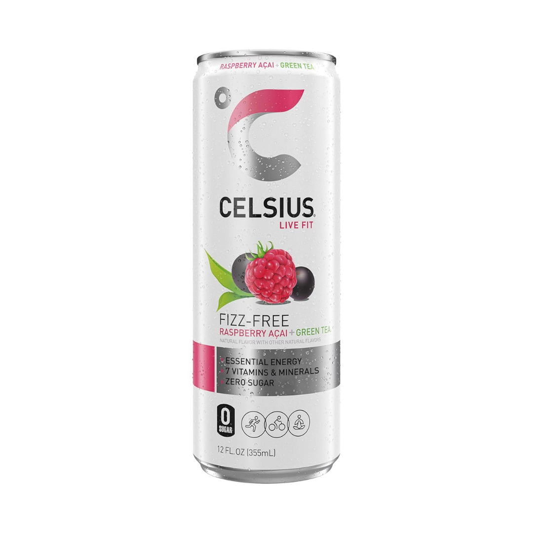 Celsius Sparkling Wild Berry Energy Drink 12oz bebida energética