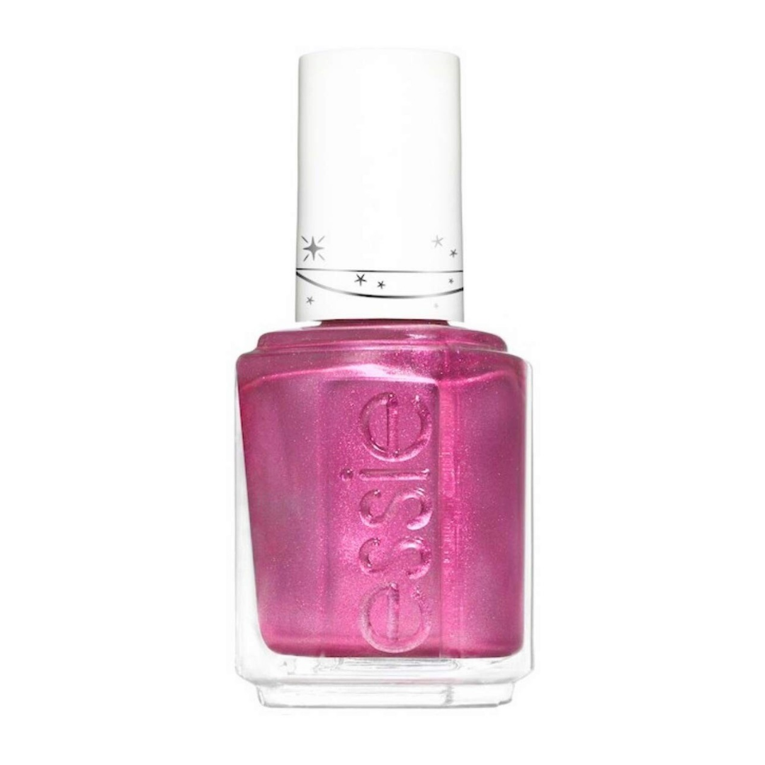 Essie Original Nail Lacquer Gossip n' Spill 1589 esmalte rosa metalizado