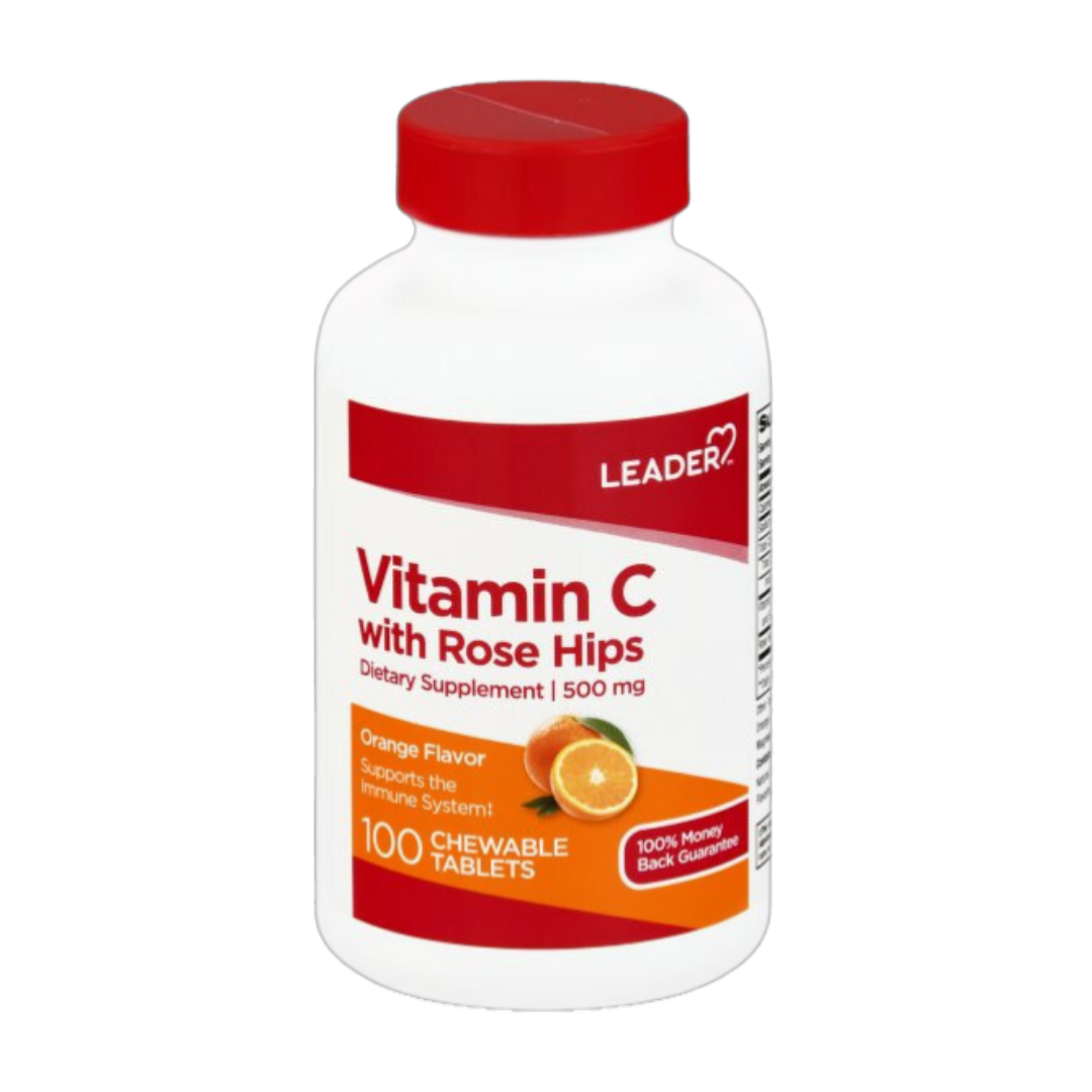 Leader Vitamin C 100 tabletas suplemento antioxidante