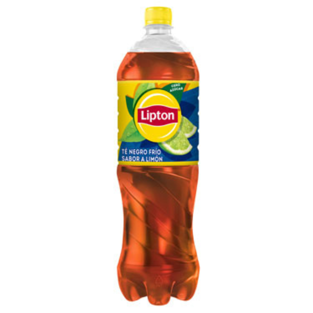 Lipton Ice Tea Limon Cero Azucar 1.25 Litros botella te negro