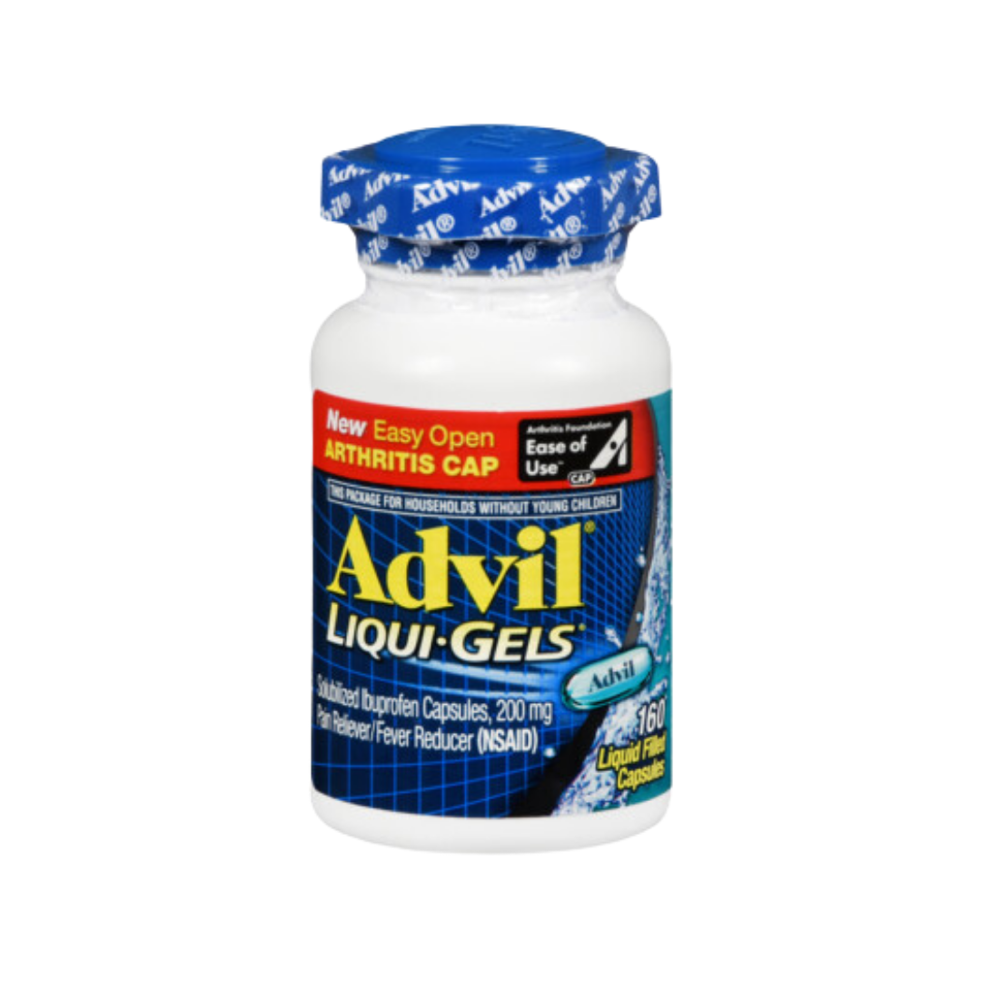 Advil Liqui-Gels ibuprofeno 200 mg 160 cápsulas