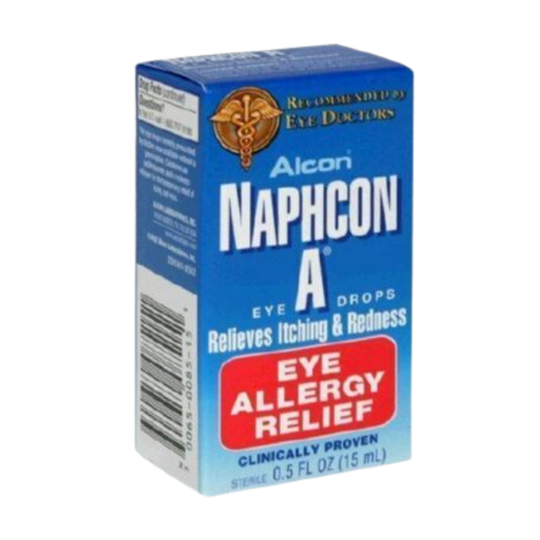 Gotas Alcon Naphcon A Antihistamínico (0.5 oz) para ojos rojos y con picor