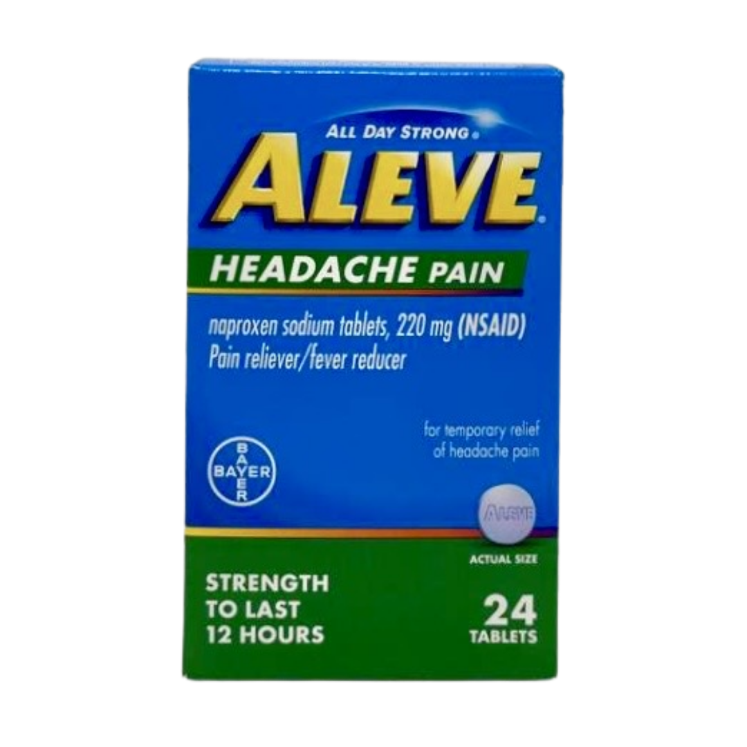Tabletas Aleve Headache 220 mg 24 ct