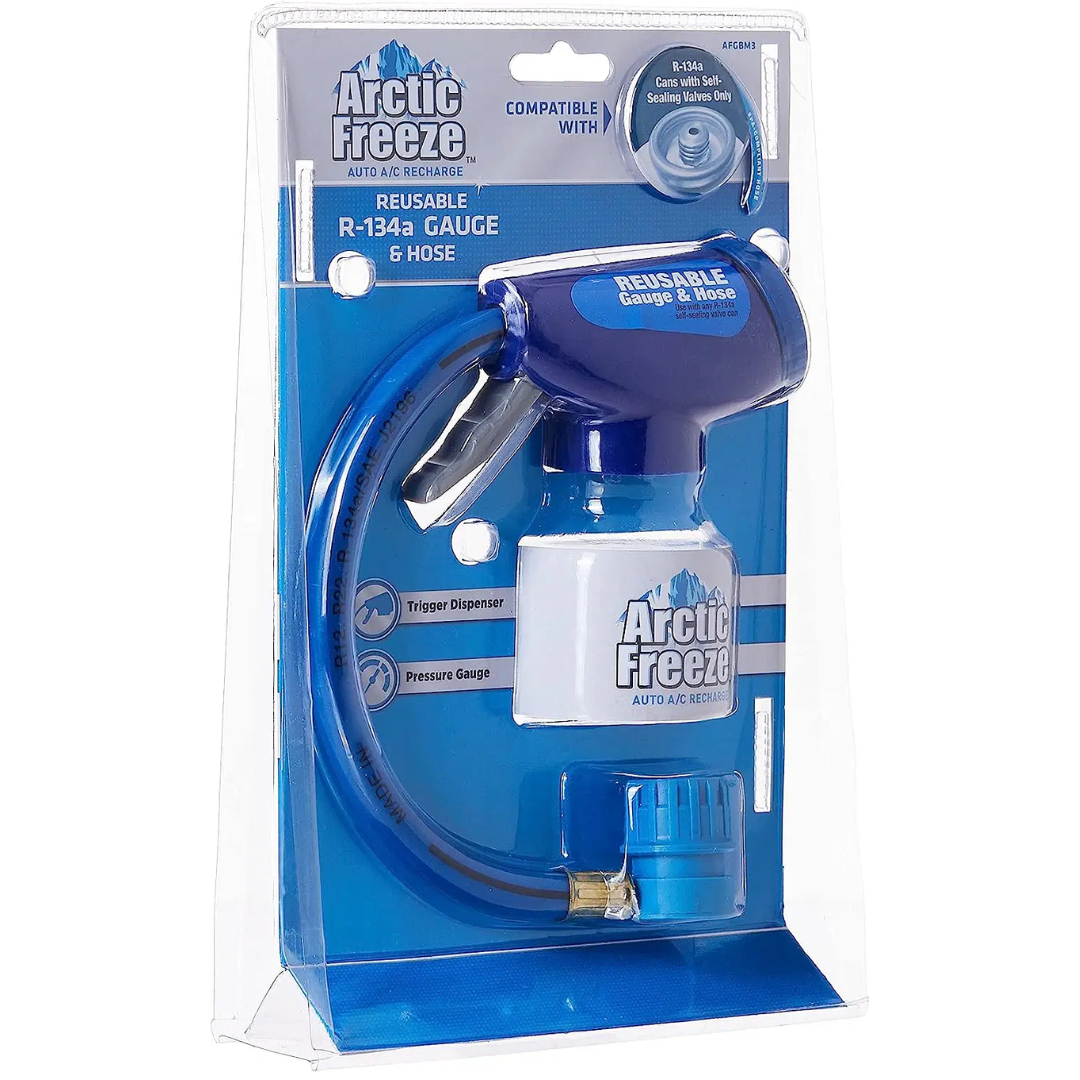 Kit Arctic Freeze manómetro y manguera R‑134a, reutilizable