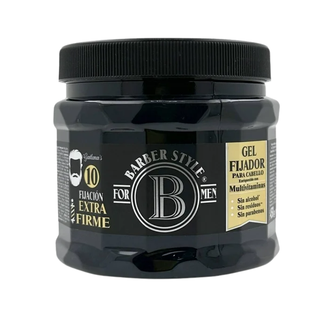 Envase de Pomada Modeladora Barber Style (7 oz) para fijación media y brillo