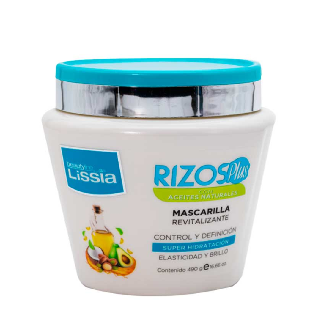Beauty Line Lissia Rizos Mascarilla 8 oz con aceite de argán para nutrición profunda