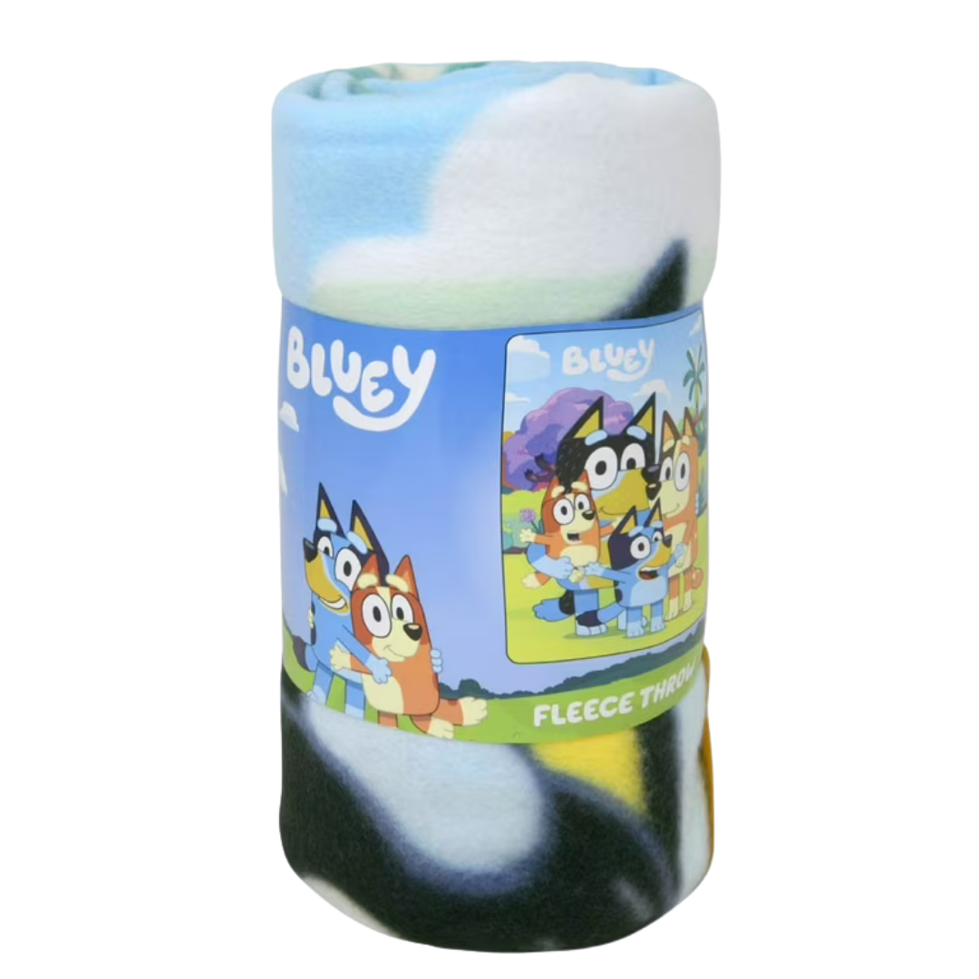 Bluey Fleece Throw Blanket (45″×60″)