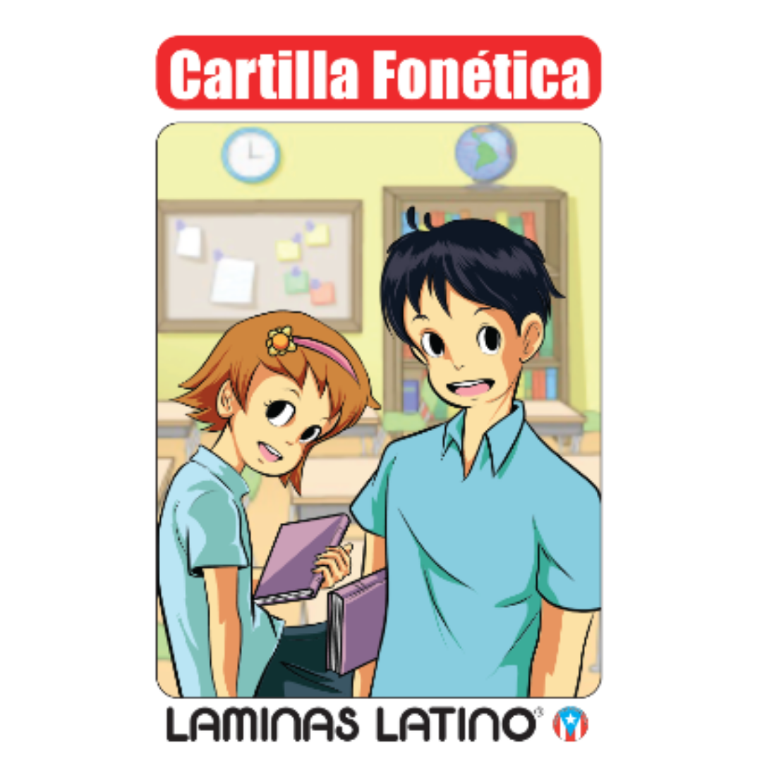 Cartilla fonética de 64 páginas con ejercicios e ilustraciones a color