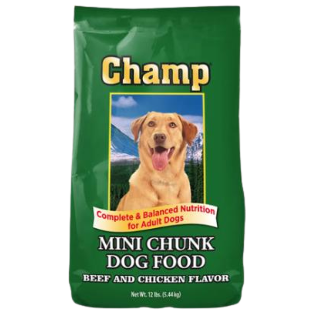Champ Mini Chunk Beef & Chicken Flavor Dog Food (12 lb)