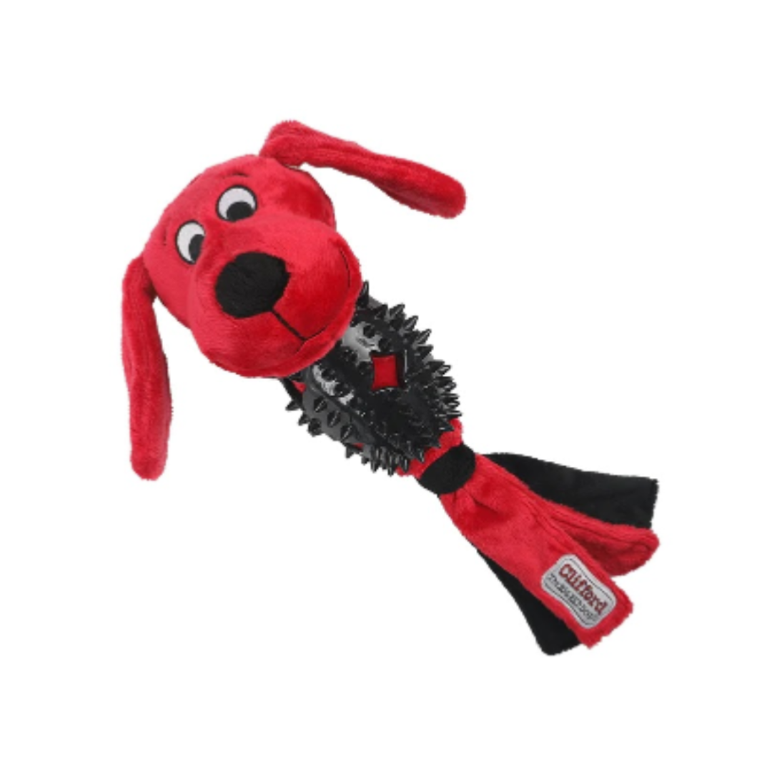 Juguete perro Clifford Ruff ‘n Tough 13.25", resistente y con cuerdas