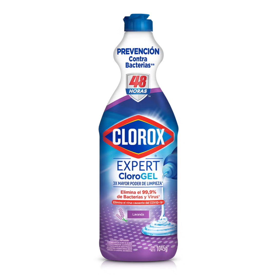 Gel limpiador inodoro Clorox PowerGel Lavender 24 oz