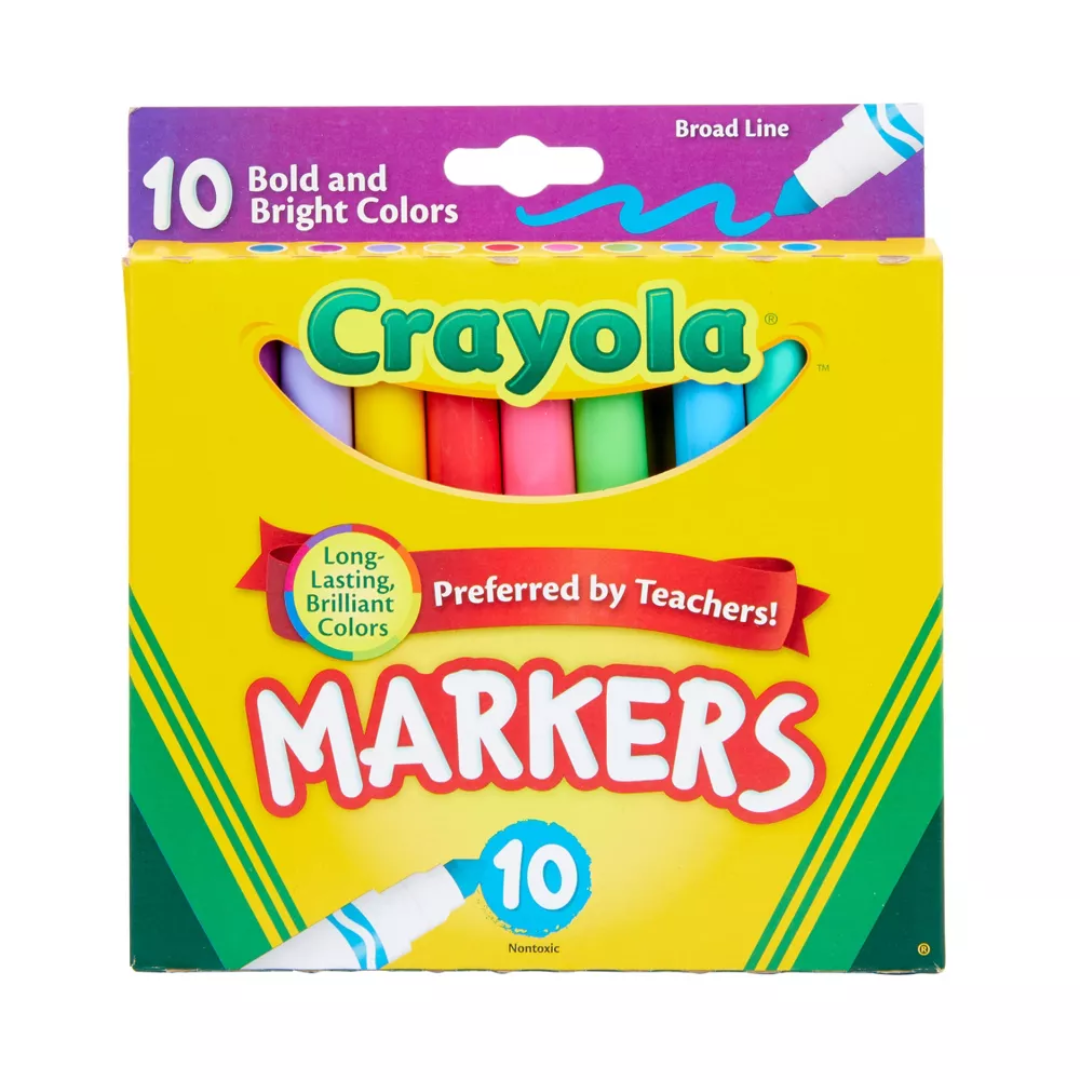 Crayola Pastel Markers 10 ct