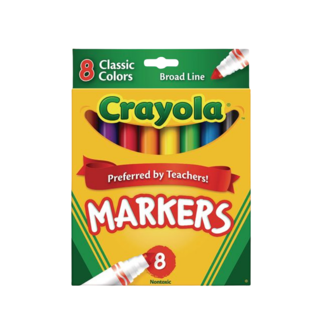 Crayola Broad Tip Markers (8 pack)