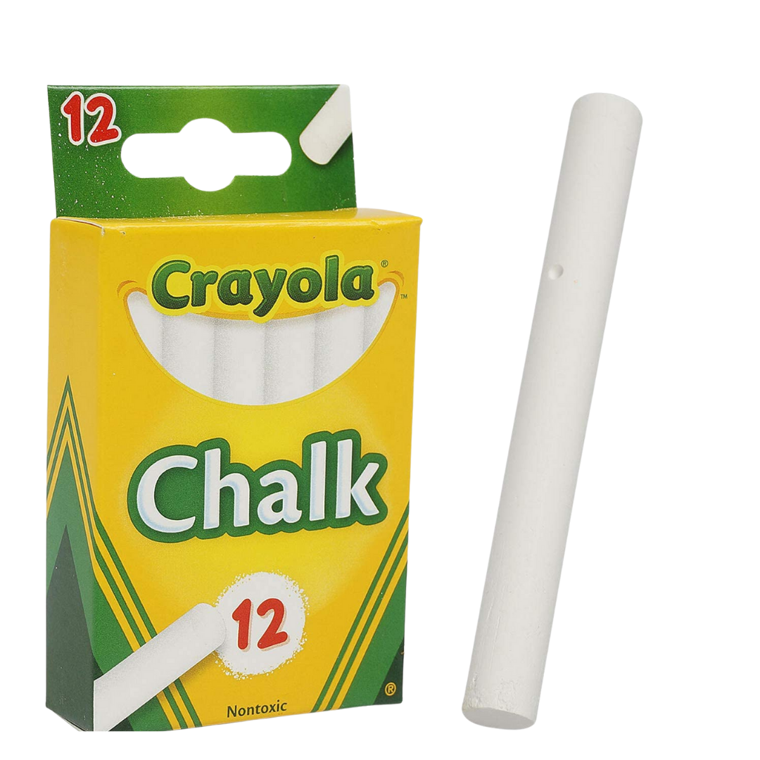 Crayola Chalk White (12 pack)